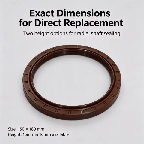 150x180x15/16mm TC Type NBR Oil Seal 150-180-15-16-TC-NBR-STD — photo 4