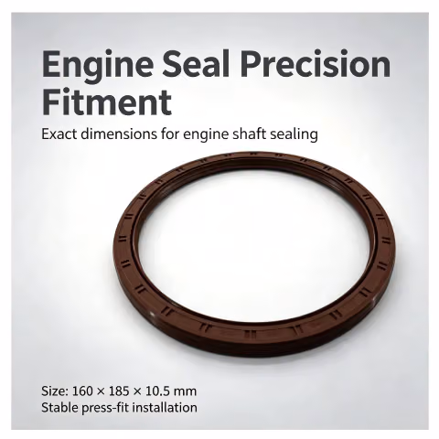 160x185x10.5mm Balance Shaft Oil Seal OEM AZ9114520223 160-185-10.5-TC-NBR-AZ9114520223 — photo 4