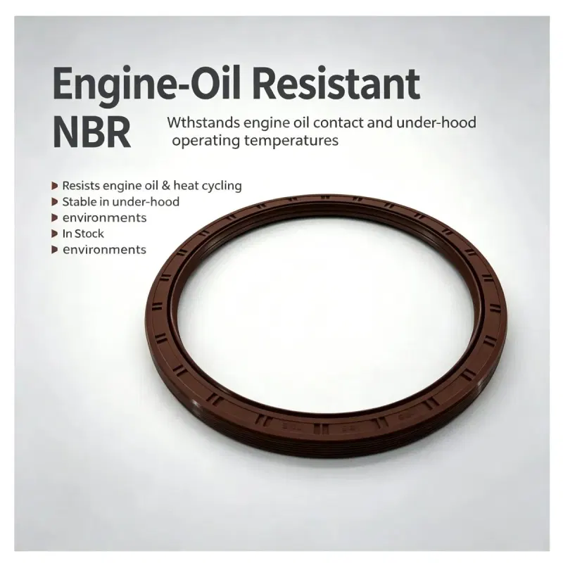 160x185x10.5mm Balance Shaft Oil Seal OEM AZ9114520223 | Brown NBR Aftermarket Heavy Duty Truck Seal — photo 2