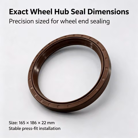 165x186x22mm Truck Wheel Hub Oil Seal 165-186-22-TC-NBR-STD — photo 3