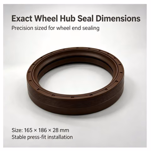 165x186x28mm Rear Wheel Oil Seal 165-186-28-tc-nbr-std — photo 3