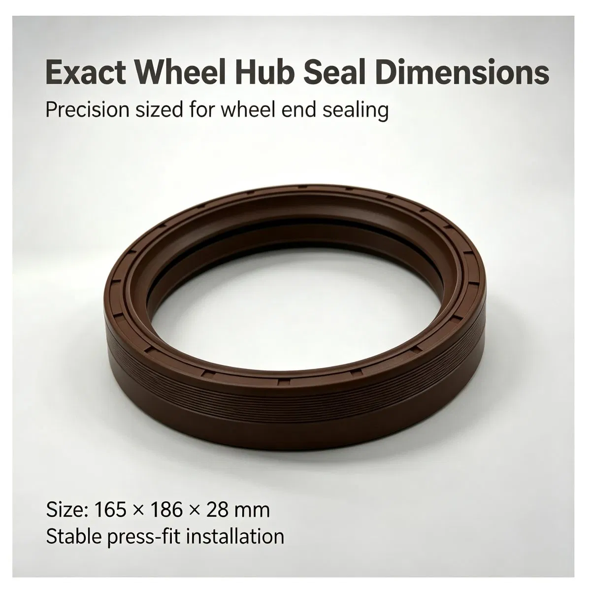 165x186x28mm Rear Wheel Oil Seal — photo 3