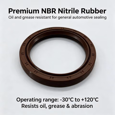 185x208x12mm Oil Seal | Brown NBR Nitrile Rubber Automotive Shaft Seal 185-208-12-tc-nbr-std — photo 4