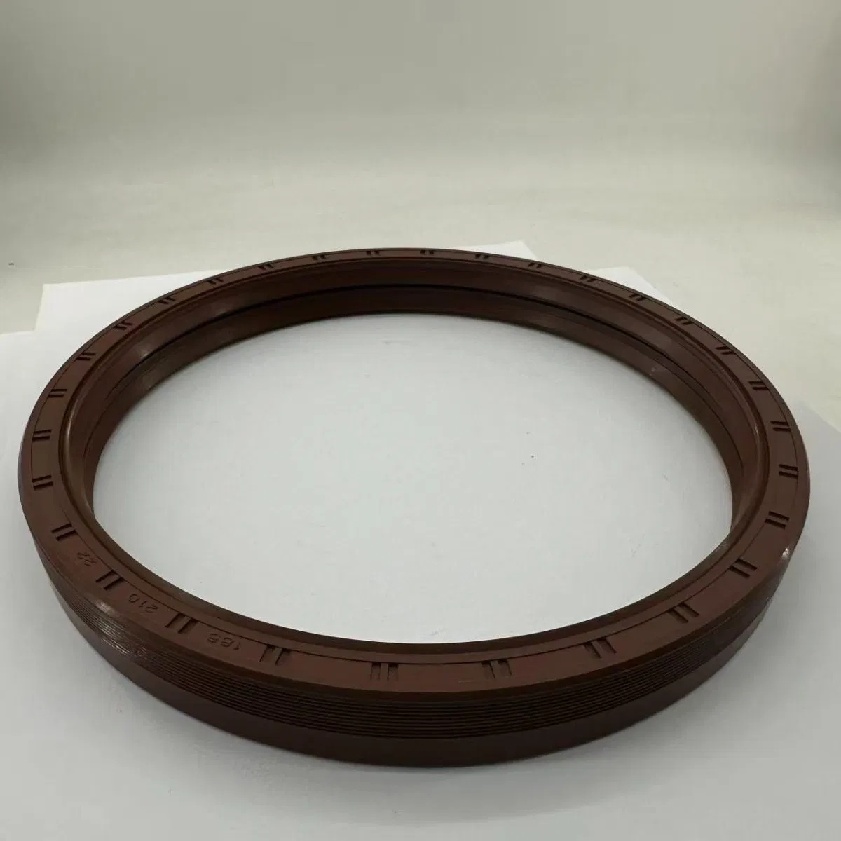 185x210x22mm Rear Wheel Hub Oil Seal OEM DZ90129340063 | Brown NBR Heavy Duty Truck Shaft Seal