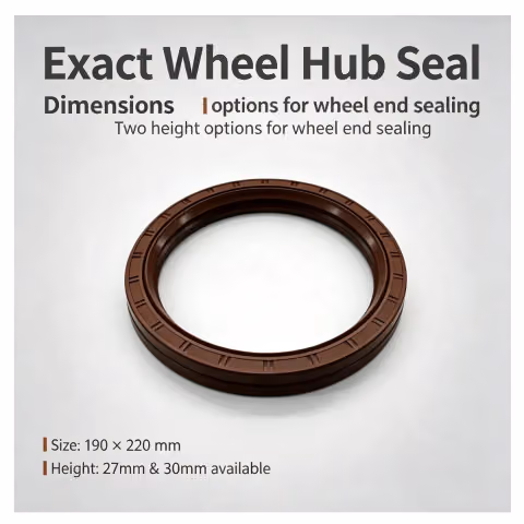 190x220x27/30mm Automotive Wheel Hub Oil Seal 190-220-27-30-tc-nbr — photo 2