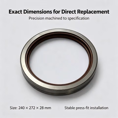 240x272x28mm Rear Wheel Hub Oil Seal OEM HD90149346012 240-272-28-tb-nbr — photo 2