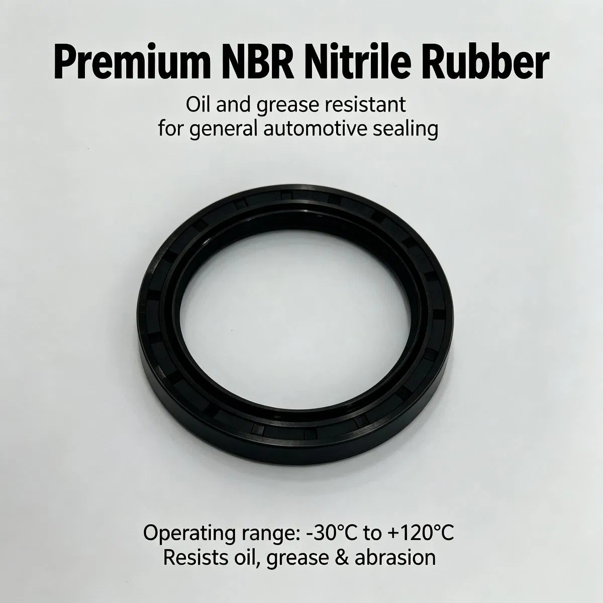 78x100x10mm TC double‑lip Oil Seal NBR Black Rubber Covered Shaft Oil — photo 2