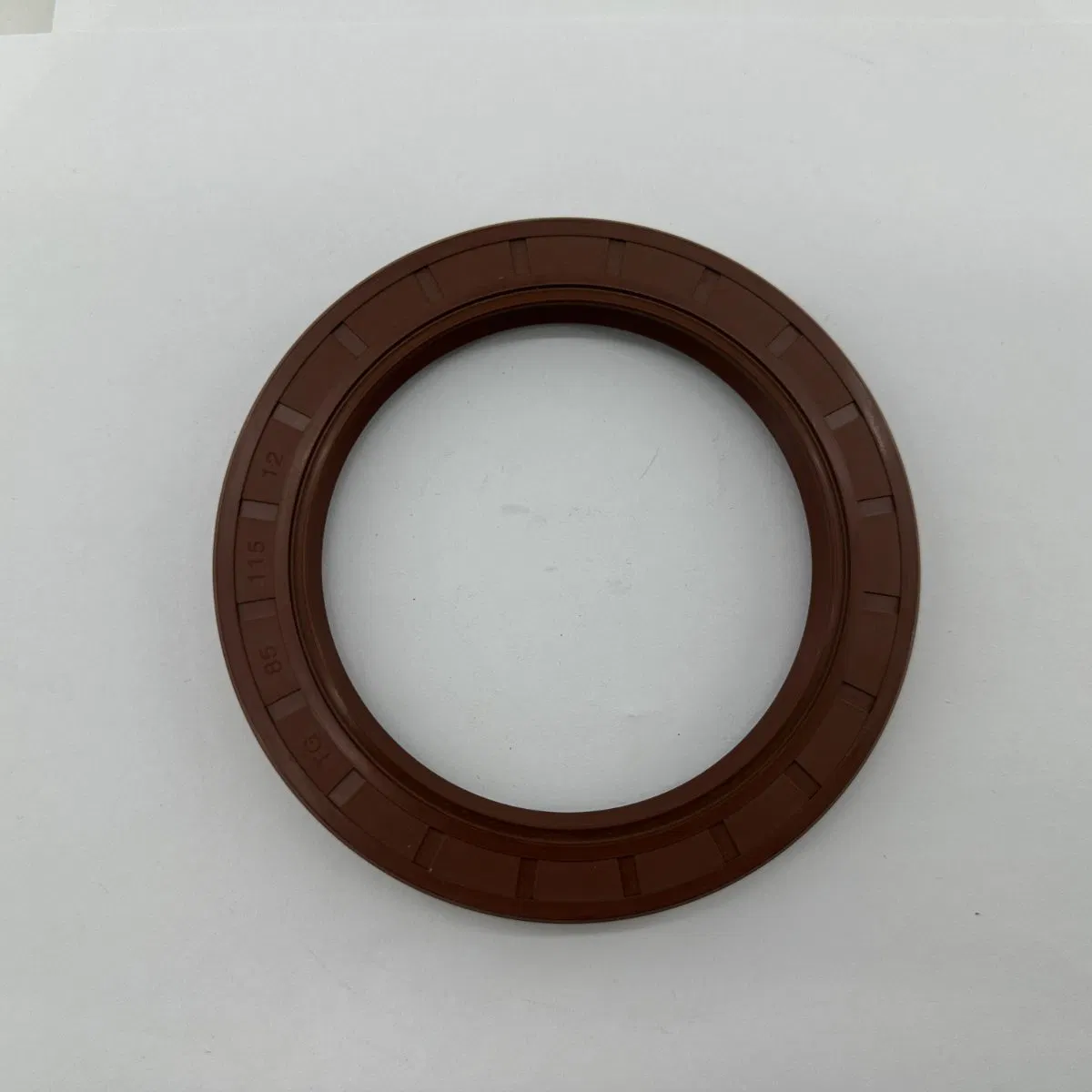 85x115x12mm TG Outer‑Rib Double‑lip Oil Seal Brown NBR Metal‑Cased — photo 3