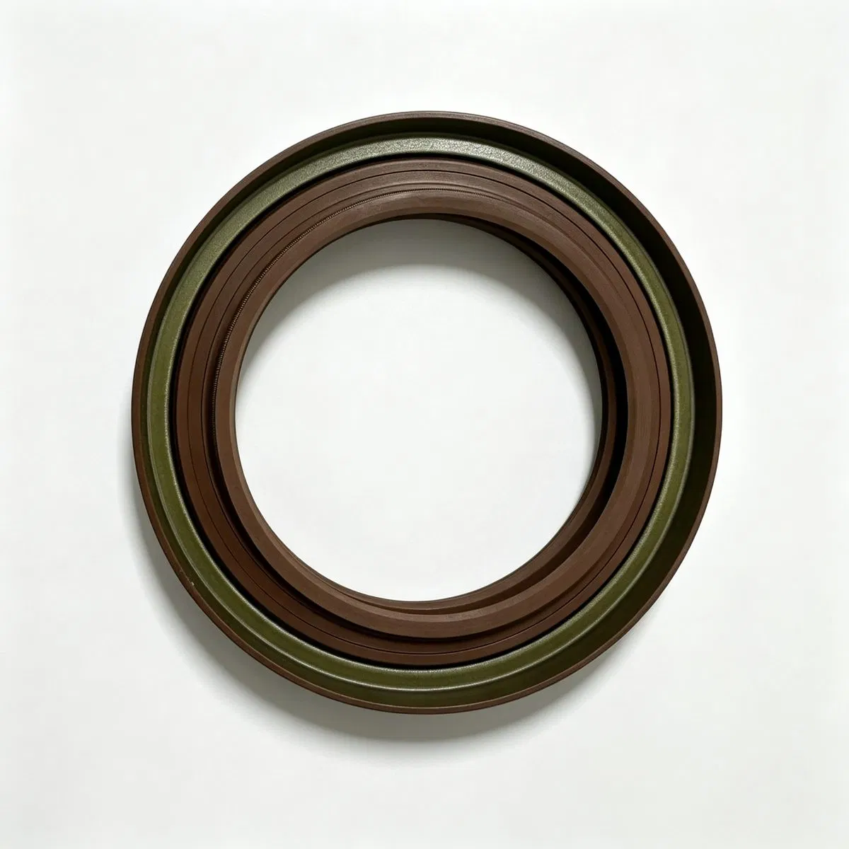 85x120x10/20mm ZD‑Type Combined Outer‑Rib Double‑lip FKM Oil Seal Brown Composite Skeleton Shaft Seal